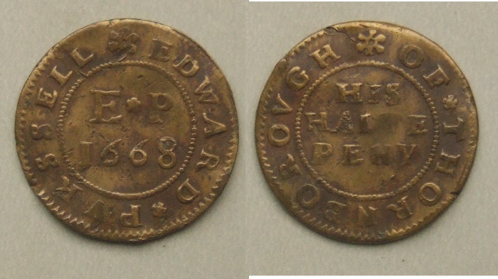 Thornborough tradesman token